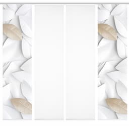 HOME in green Schiebegardine LISON | Beige