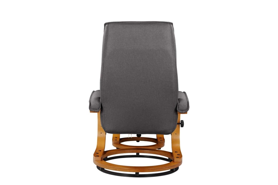 Home affaire Relaxsessel mit Hocker PARIS | Grau