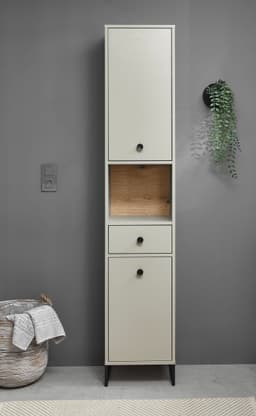 BASIC by Balculina Hochschrank Linea | Beige