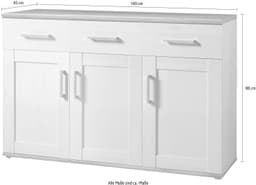 HBZ Sideboard Romance | Weiß