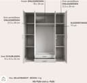Schlafkontor Kleiderschrank Karl | Weiß 5