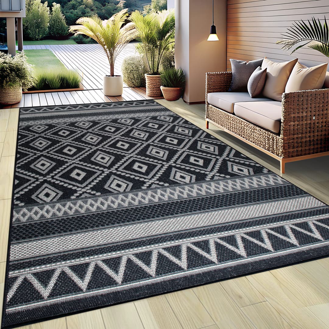 OTTO home Teppich Toronto | Schwarz