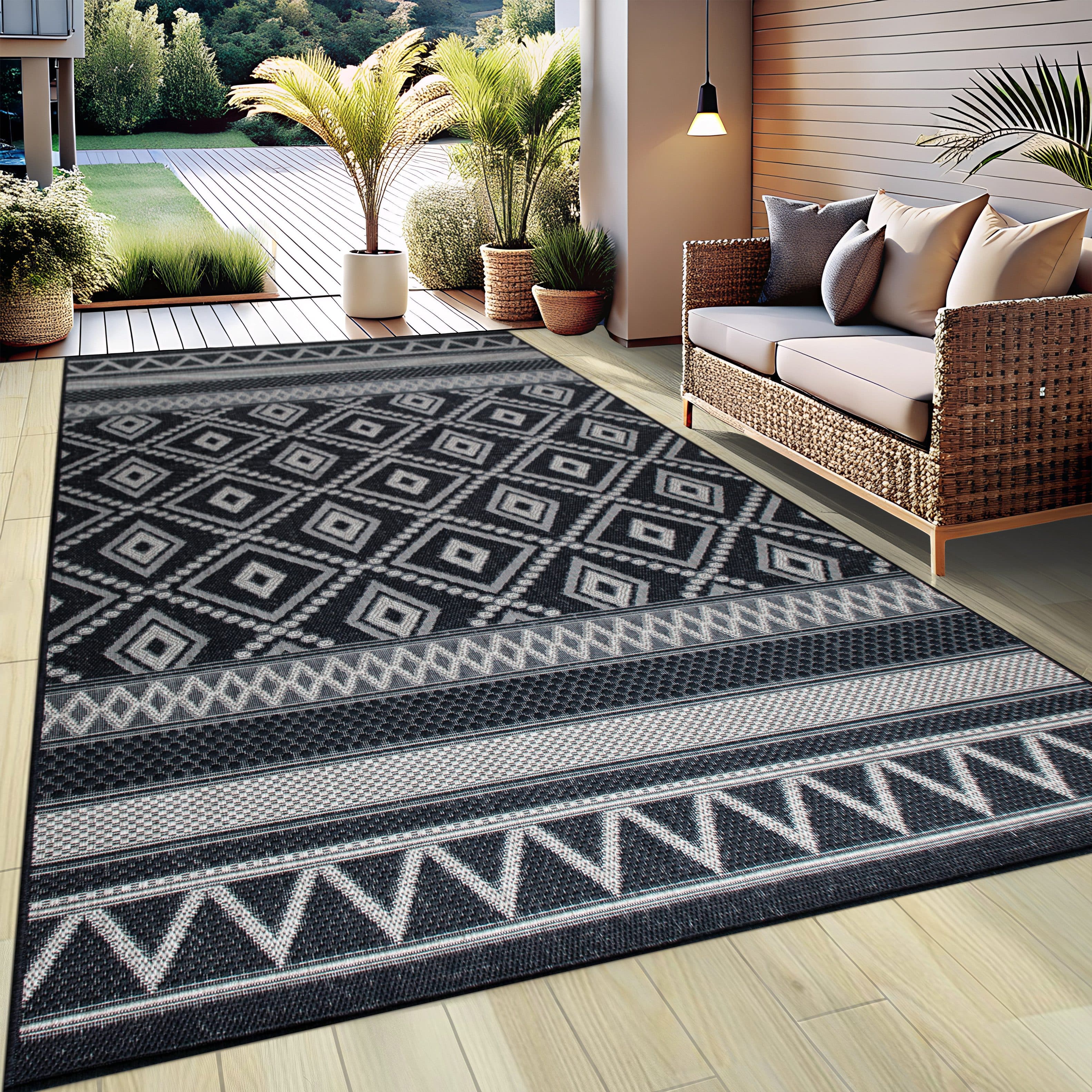 OTTO home Teppich Toronto | Schwarz