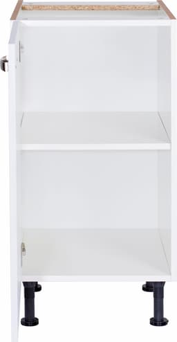 KOCHSTATION Unterschrank KS-Cara Breite 45 cm | Weiß