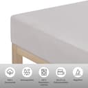 OTTO home Spannbettlaken GRETA Jersey | Grau 2