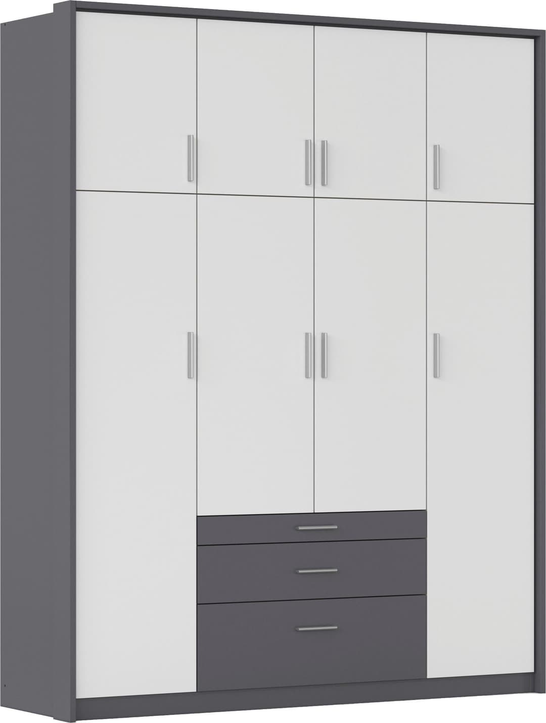 rauch Kleiderschrank HILDESHEIM | Grau