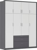 rauch Kleiderschrank HILDESHEIM | Grau