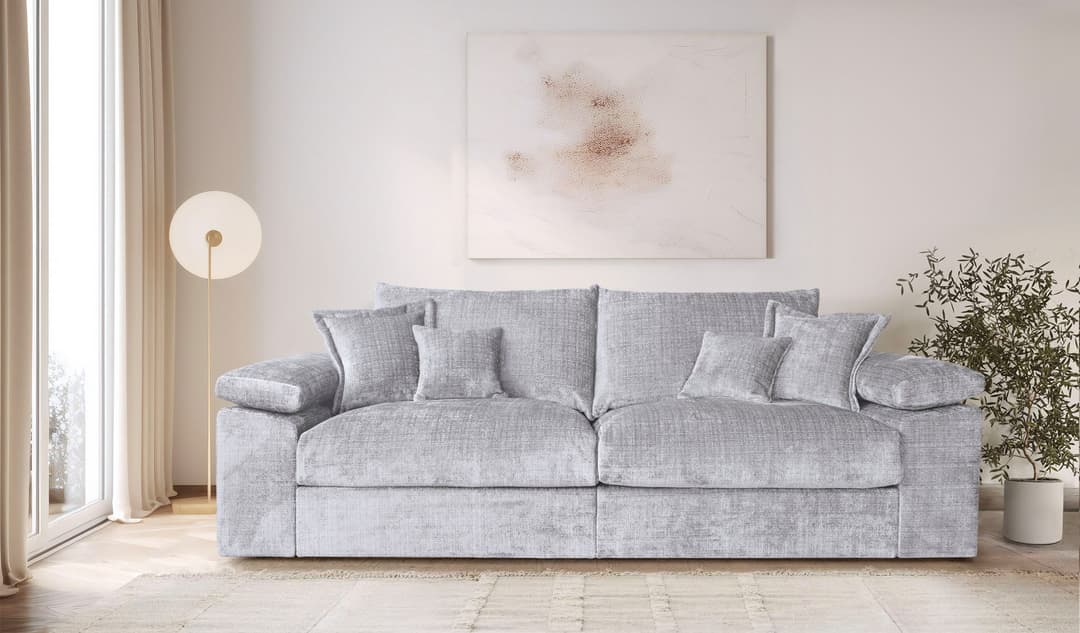 Home affaire Big-Sofa Soft&Cosy XL | Grau