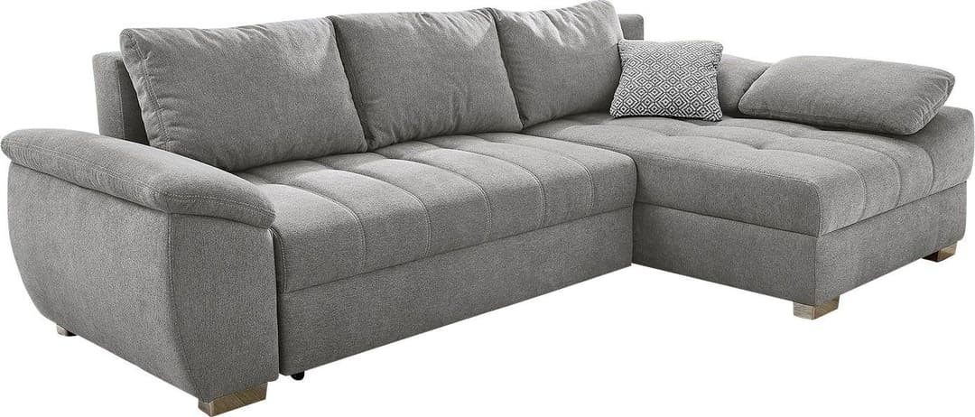 Jockenhöfer Gruppe Ecksofa Alster | Grau