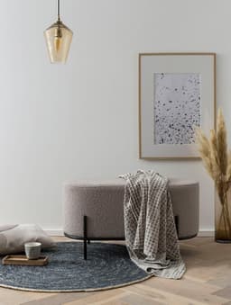 SalesFever Polsterhocker Komfortabler | Beige