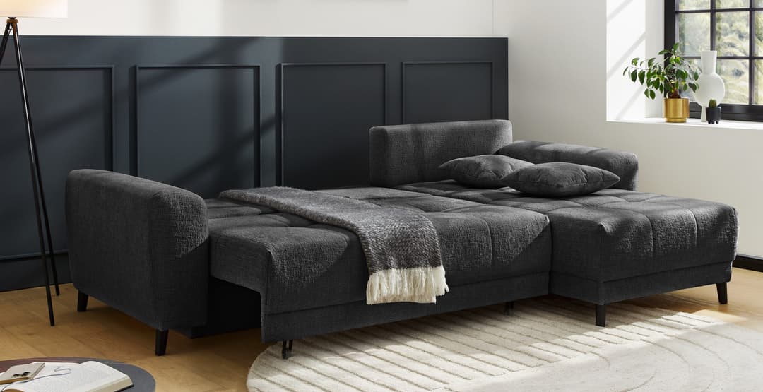 Jockenhöfer Gruppe Ecksofa Beverly L-Form | Grau