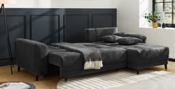 Jockenhöfer Gruppe Ecksofa Beverly L-Form | Grau