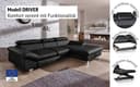 COTTA Ecksofa Driver L-Form | Braun 3