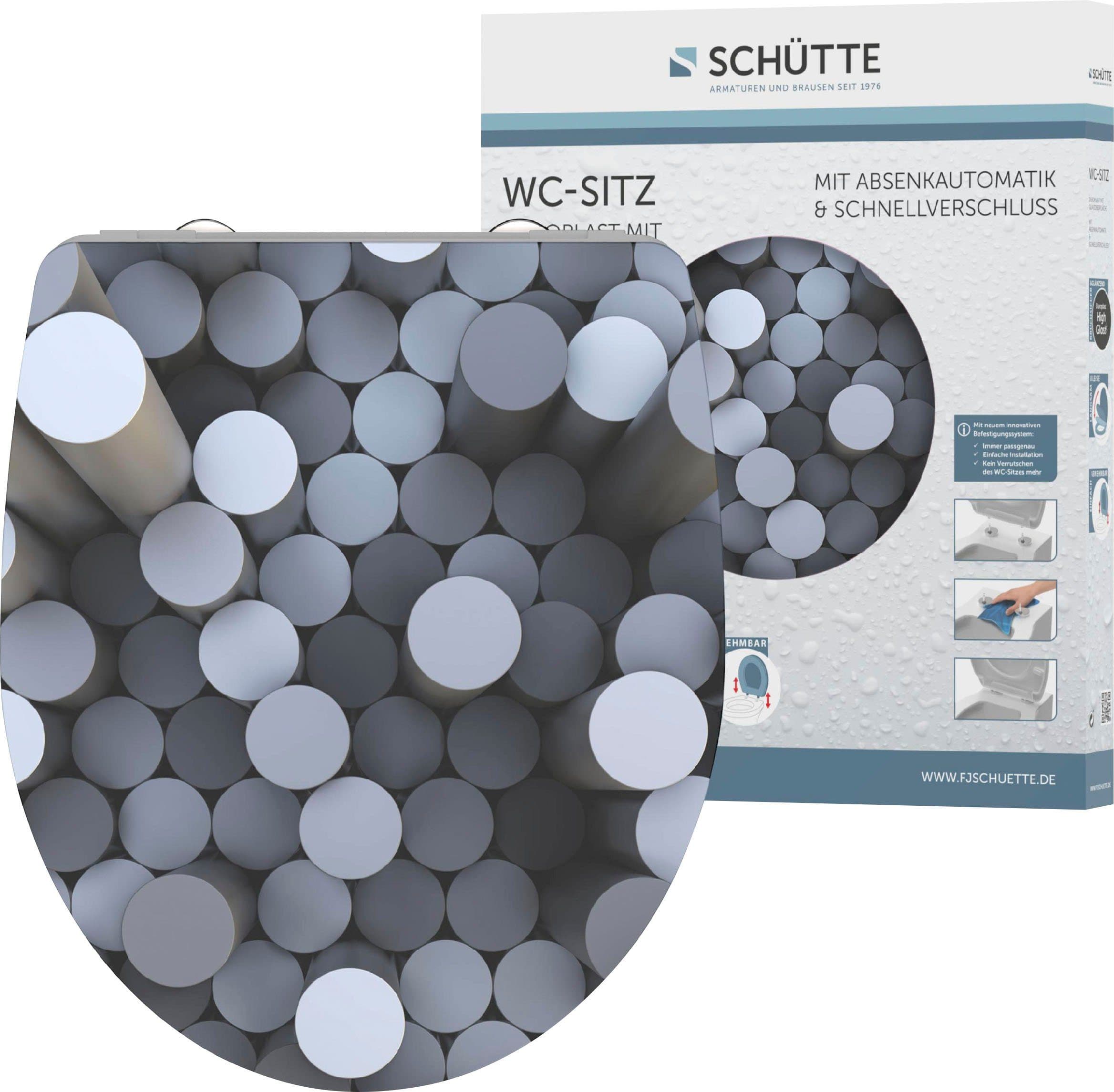 Schütte WC-Sitz Round Dips | Mehrfarbig