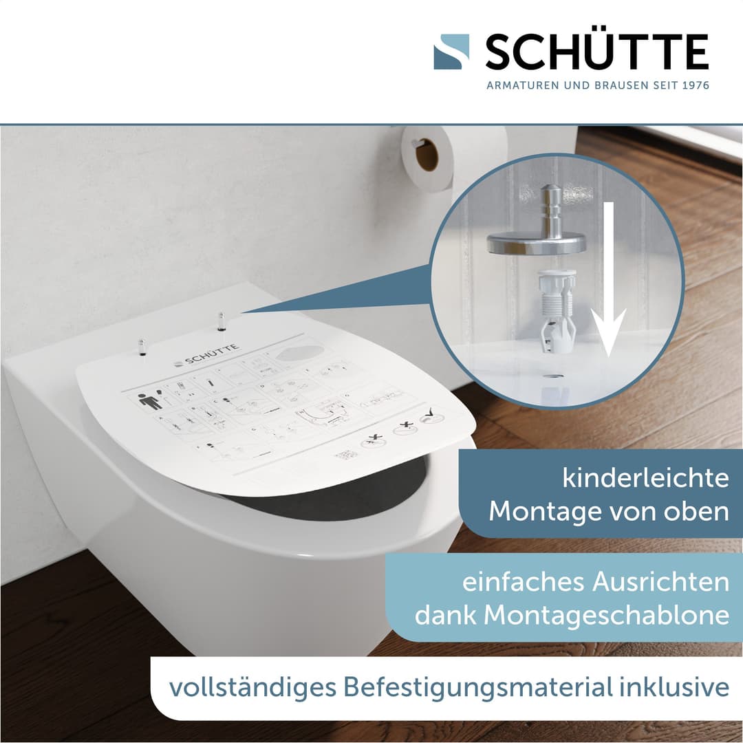 Schütte WC-Sitz WHITE | Weiß