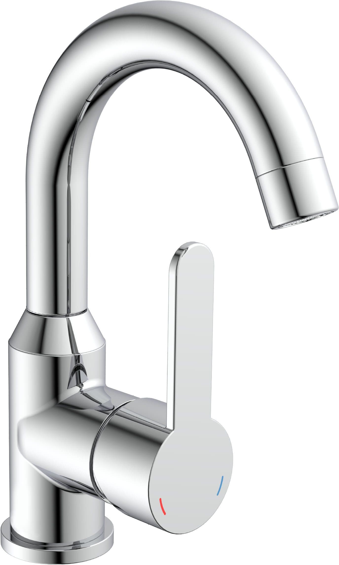 welltime Waschtischarmatur Adria | Silber