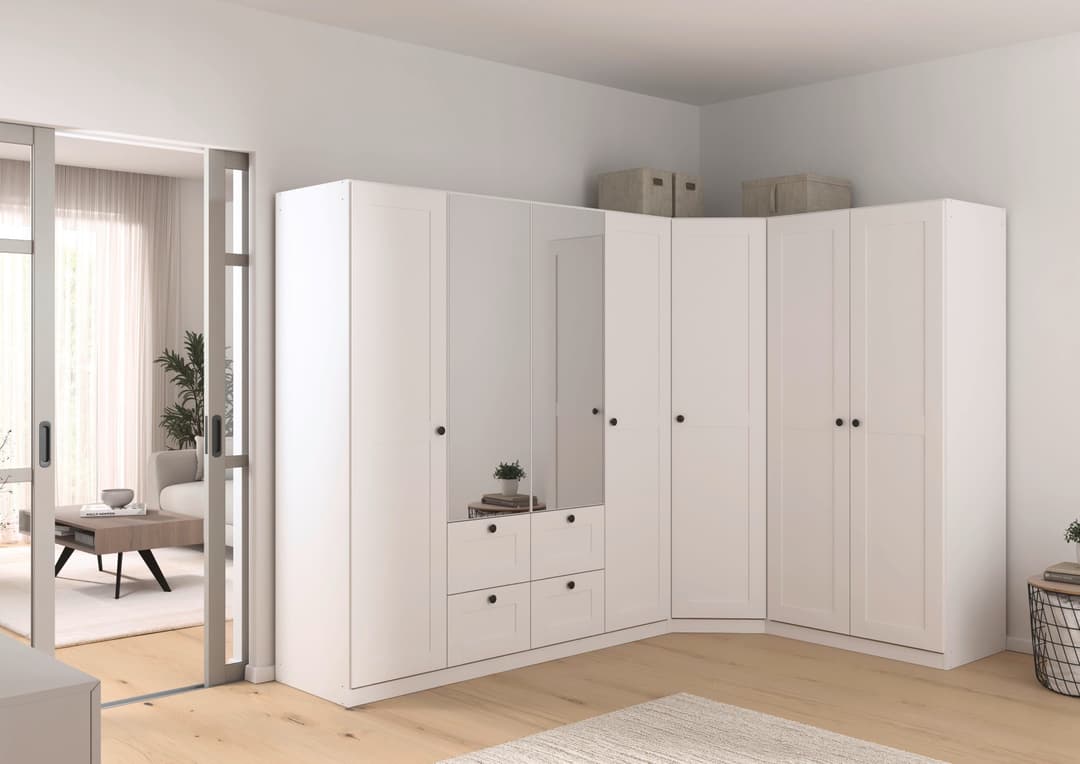 rauch Schrank-Set Skagen | Weiß