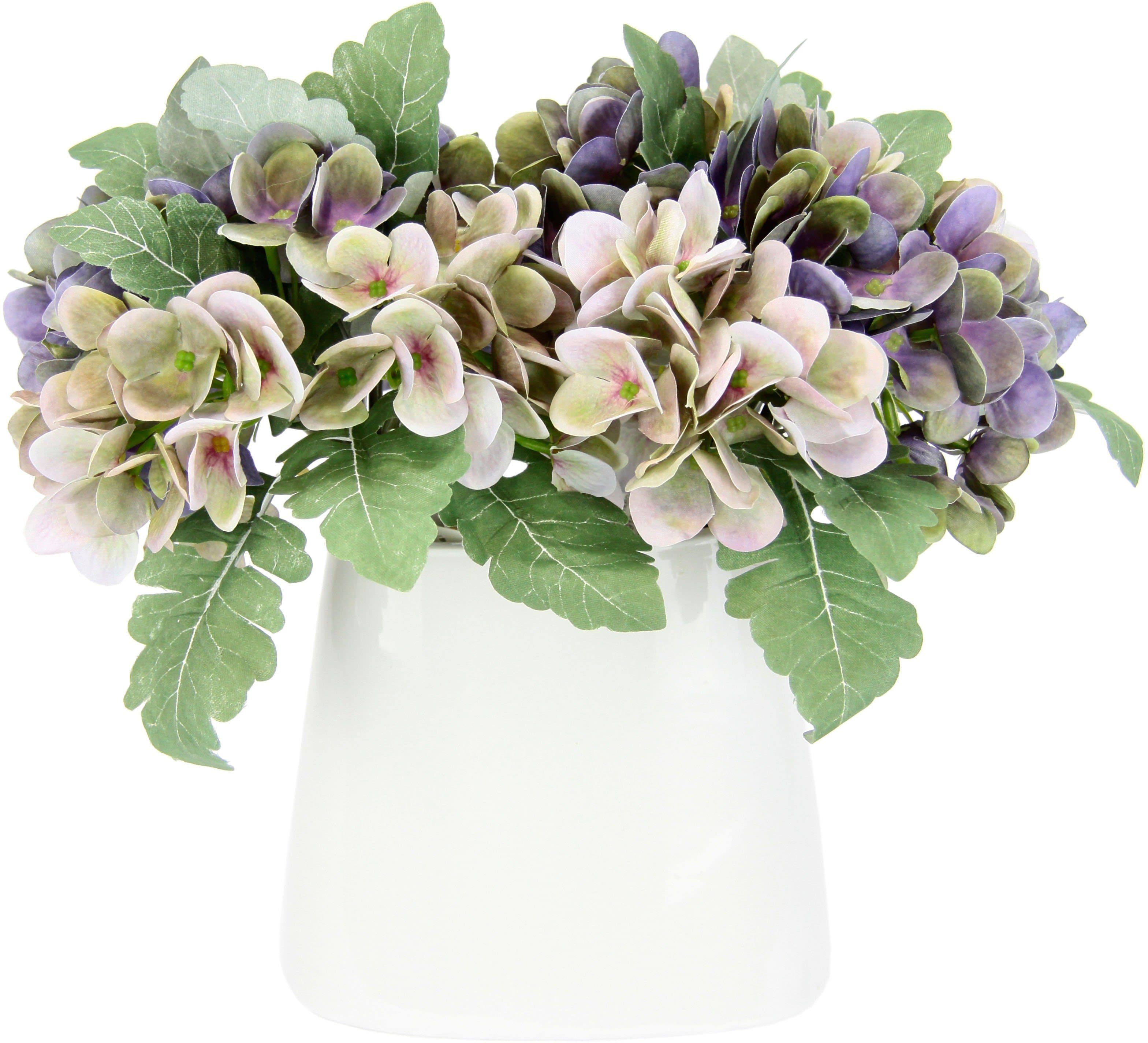 Kunstblume Hortensienbusch | Lila