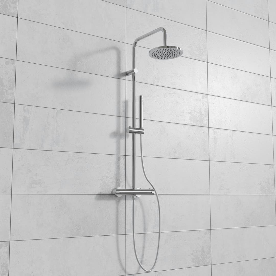 welltime Brausegarnitur Porto | Silber