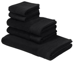 Bruno Banani Handtuch Set Robby | Schwarz