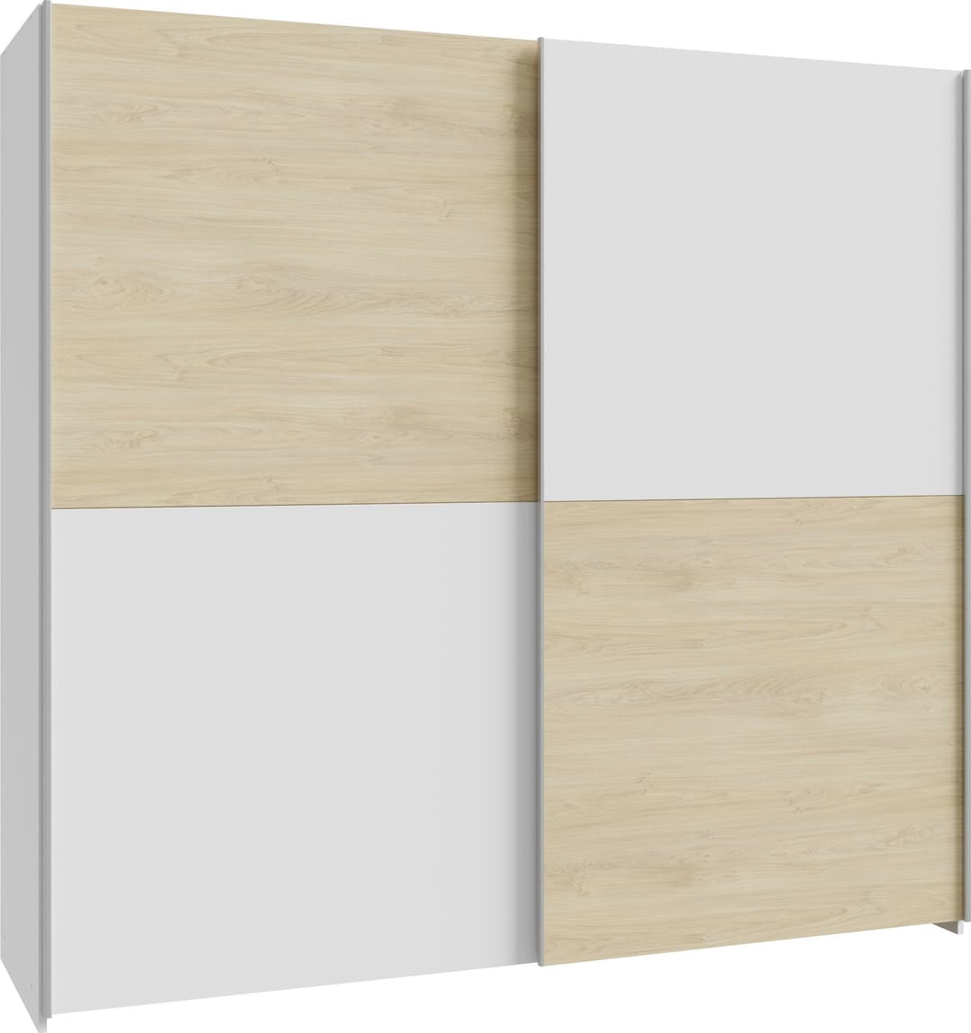 Forte Schwebetürenschrank | Mehrfarbig
