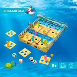 Haba Spiel Watt geht ab?!, Familienspiel | Mehrfarbig