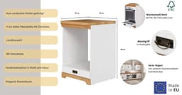 OTTO home Herdumbauschrank Rügen | Holztöne