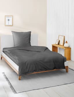 BIERBAUM Bettwäsche Elegant uni | Grau