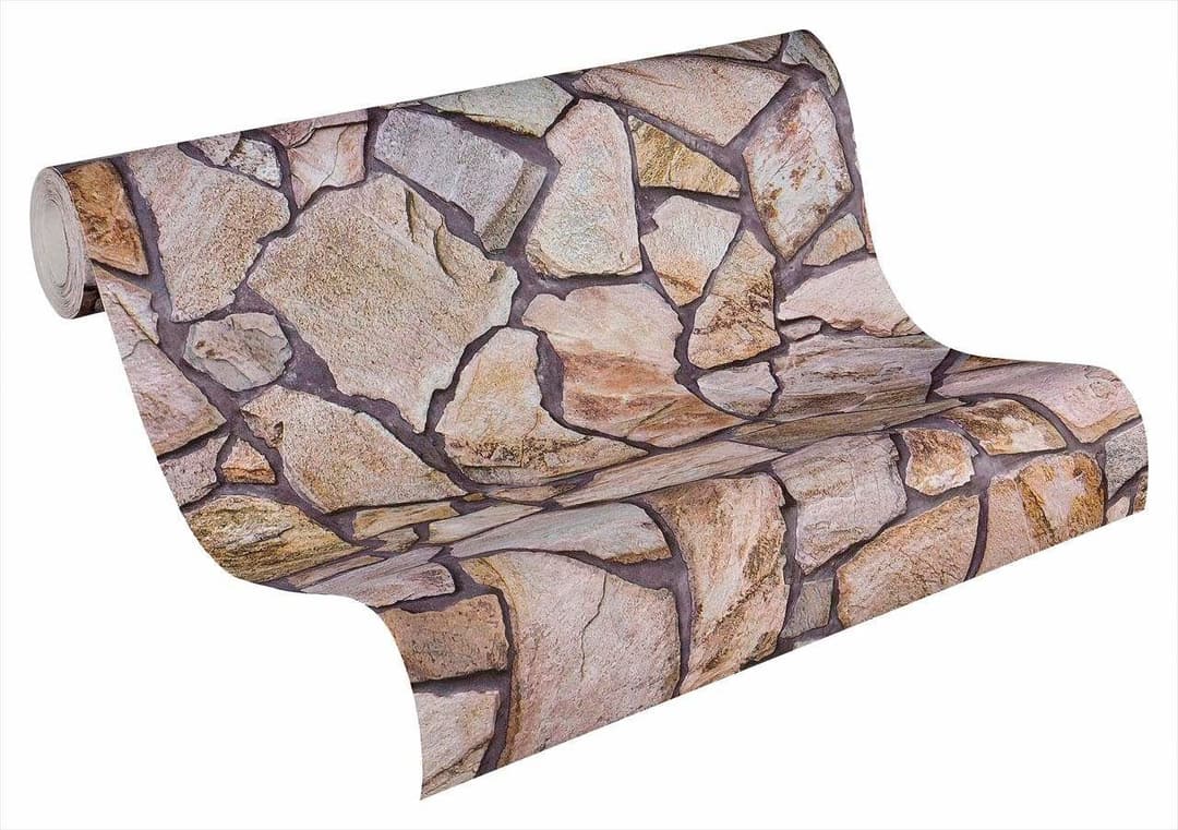 living walls Vliestapete Best of Wood`n Stone 2nd Edition | Braun
