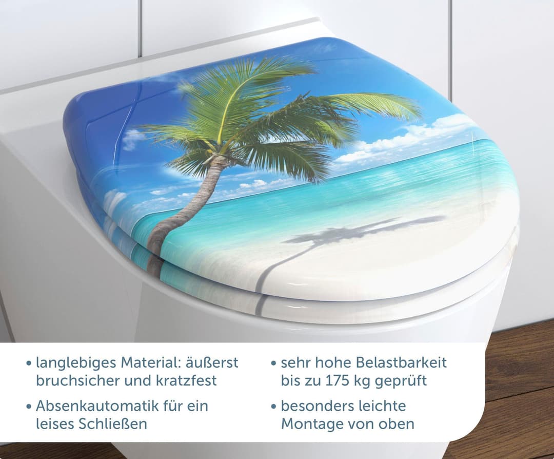 Schütte WC-Sitz CARRIBEAN | Mehrfarbig