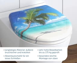 Schütte WC-Sitz CARRIBEAN | Mehrfarbig