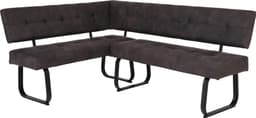 HELA Eckbank LUISE Polsterbank Esszimmer | Grau