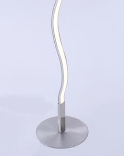 JUST LIGHT Stehlampe WAVE | Silber