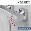 Schütte Duscharmatur Signo mit Thermostat | Silber 5