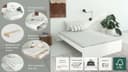 OTTO home Bett Magdala | Weiß 3