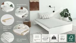 OTTO home Bett Magdala | Weiß