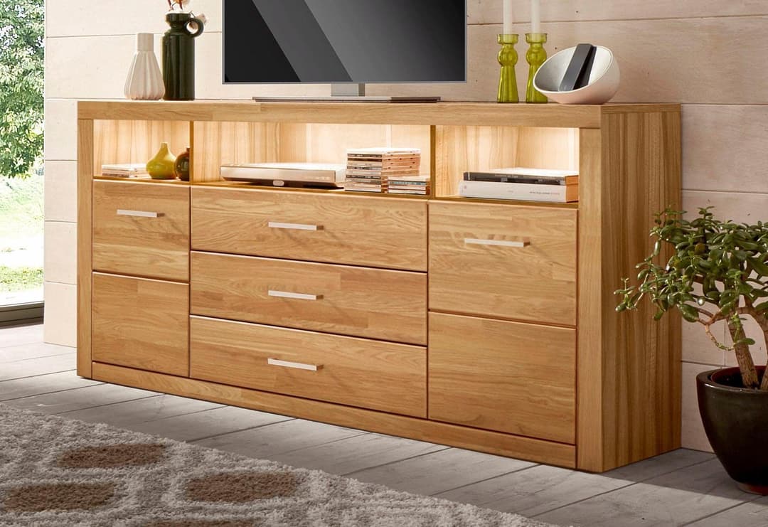 OTTO home Sideboard Ribe | Holztöne