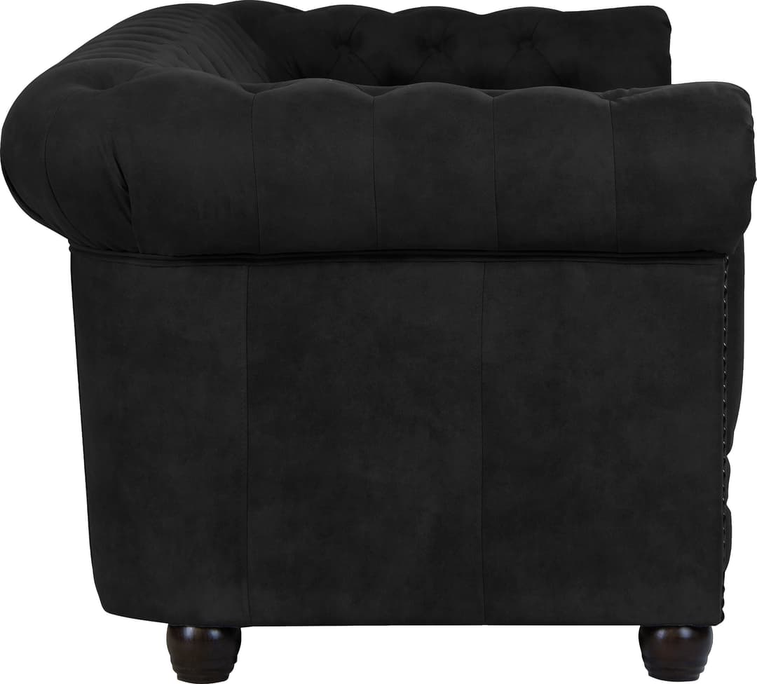 Home affaire Chesterfield-Sofa Rysum | Schwarz