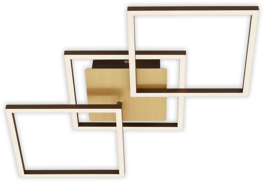 Briloner Leuchten Deckenleuchte Frame FRAME | Braun