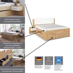 rauch Schlafzimmer-Set Komplettschlafzimmer | Holztöne