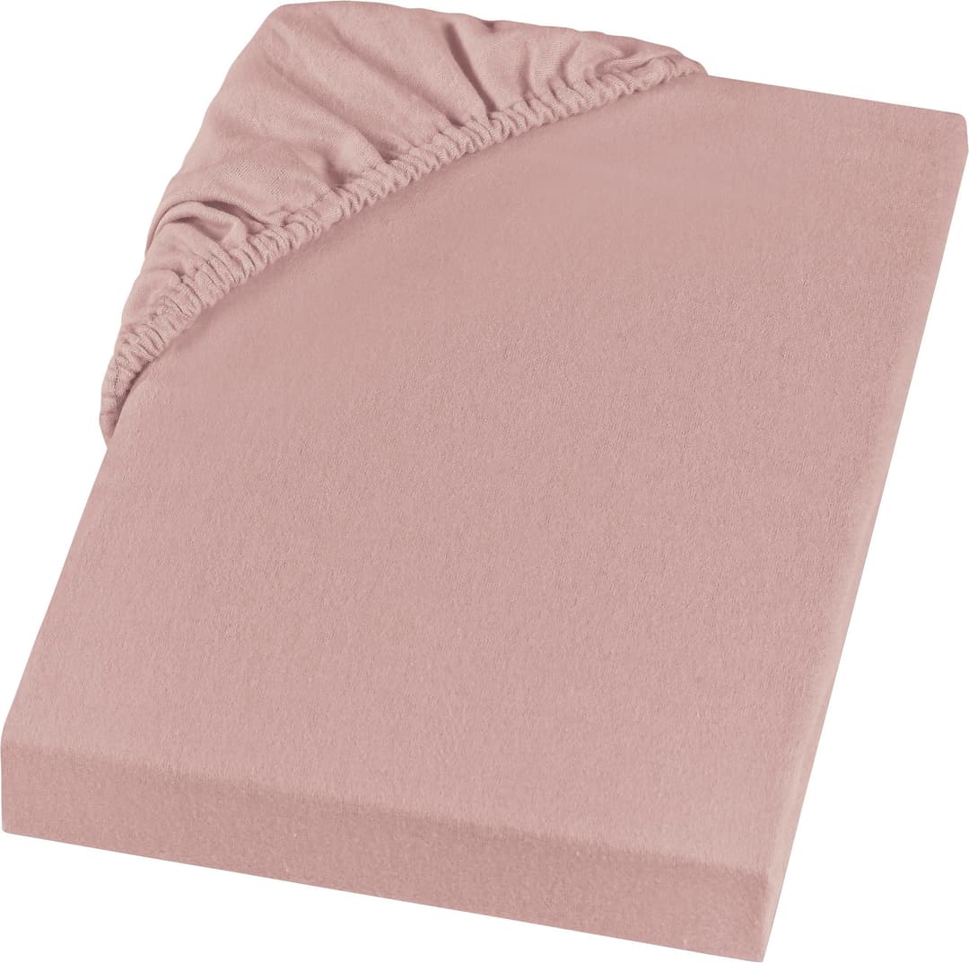 SETEX Spannbettlaken Feinbiber | Rosa