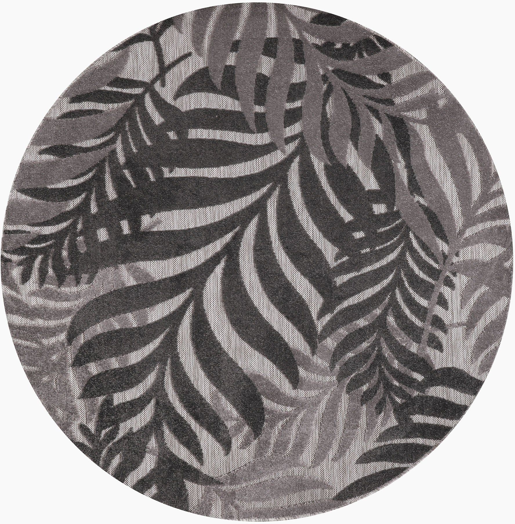 Sanat Teppich Floral Outdoor | Grau