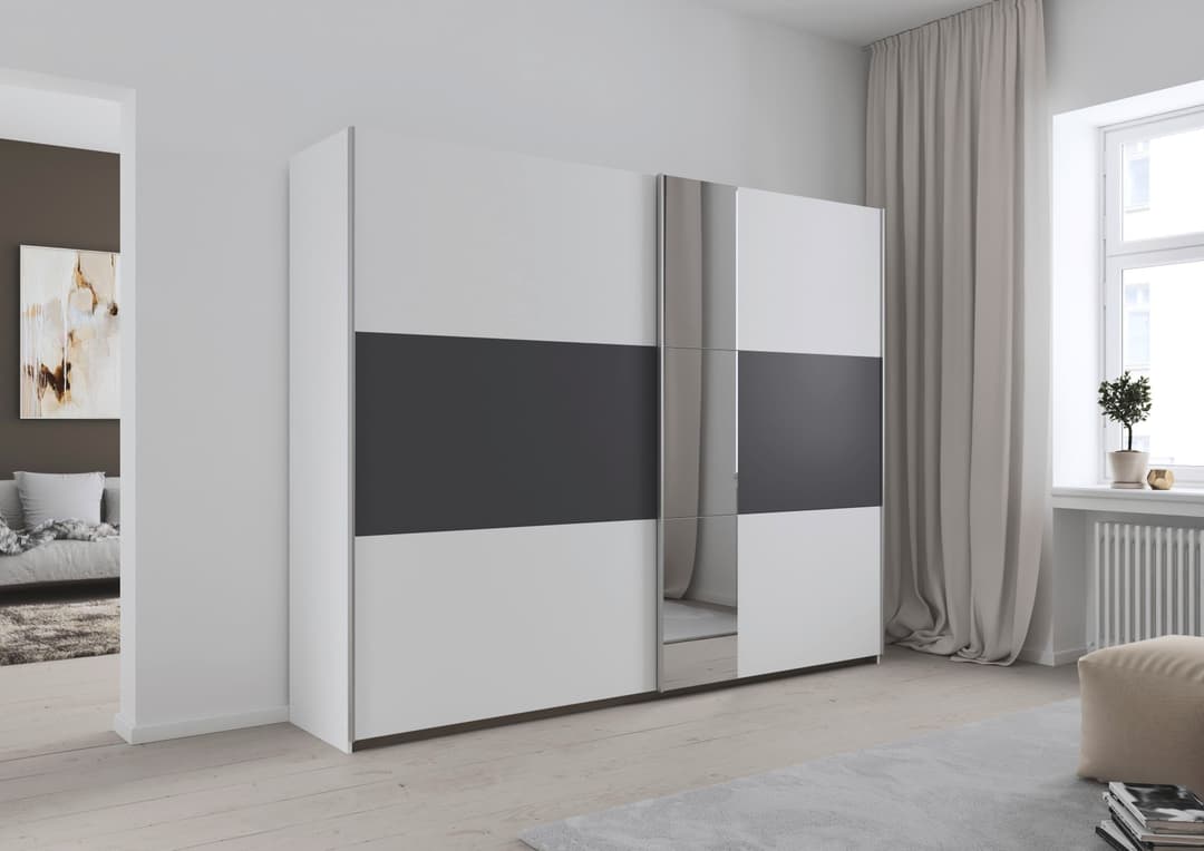 rauch Schwebetürenschrank ASTANA | Weiß