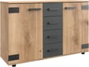 Wimex Stockholm Sideboard Kommodenschrank | Braun