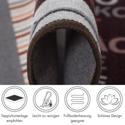 Andiamo Küchenläufer Cafe Creme | Grau