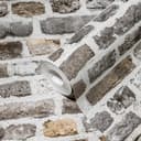 A.S. Création Vliestapete Bricks & Stones | Grau 2