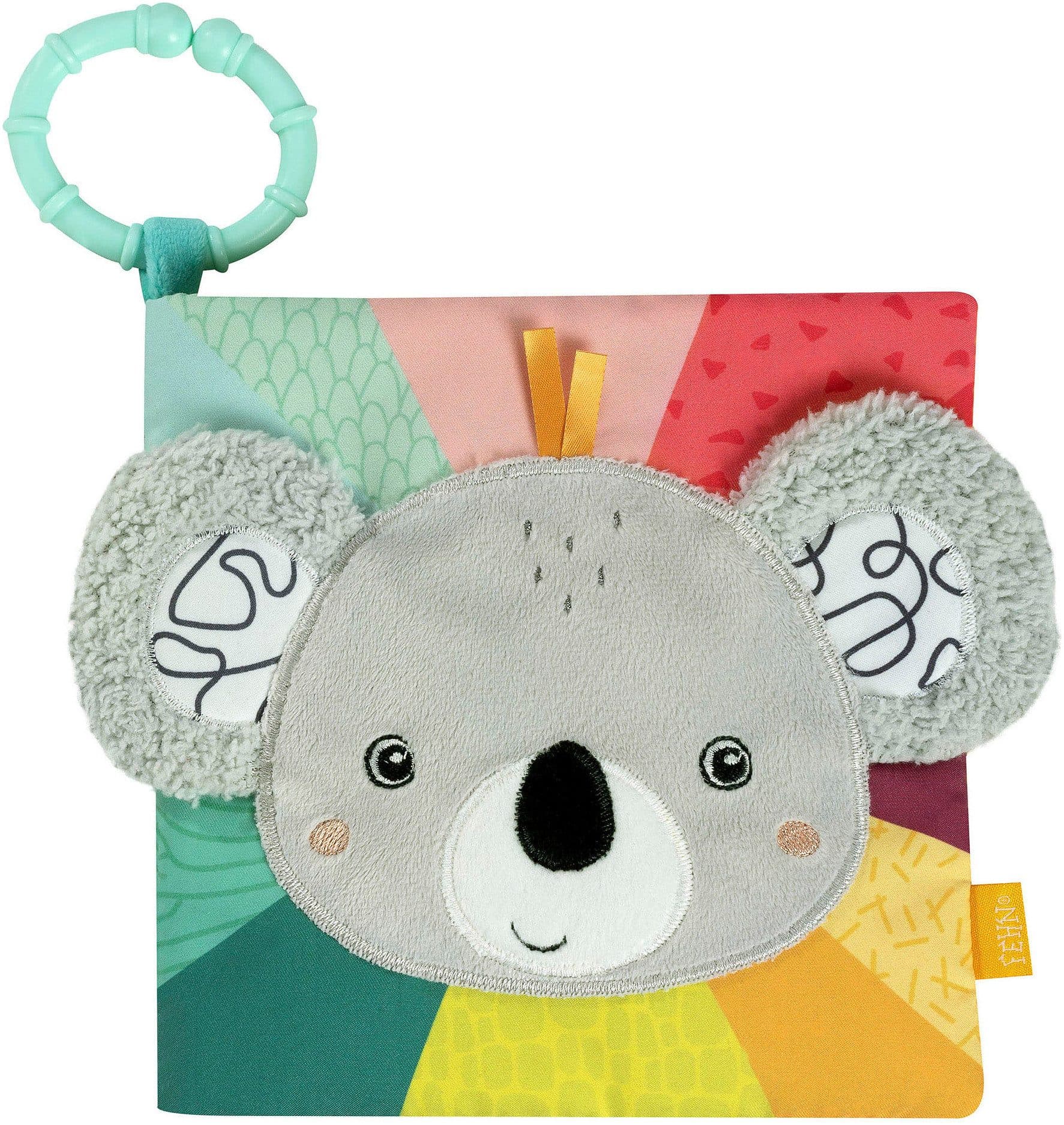 Fehn Greifspielzeug DoBabyDoo, Stoffbuch Koala | Mehrfarbig