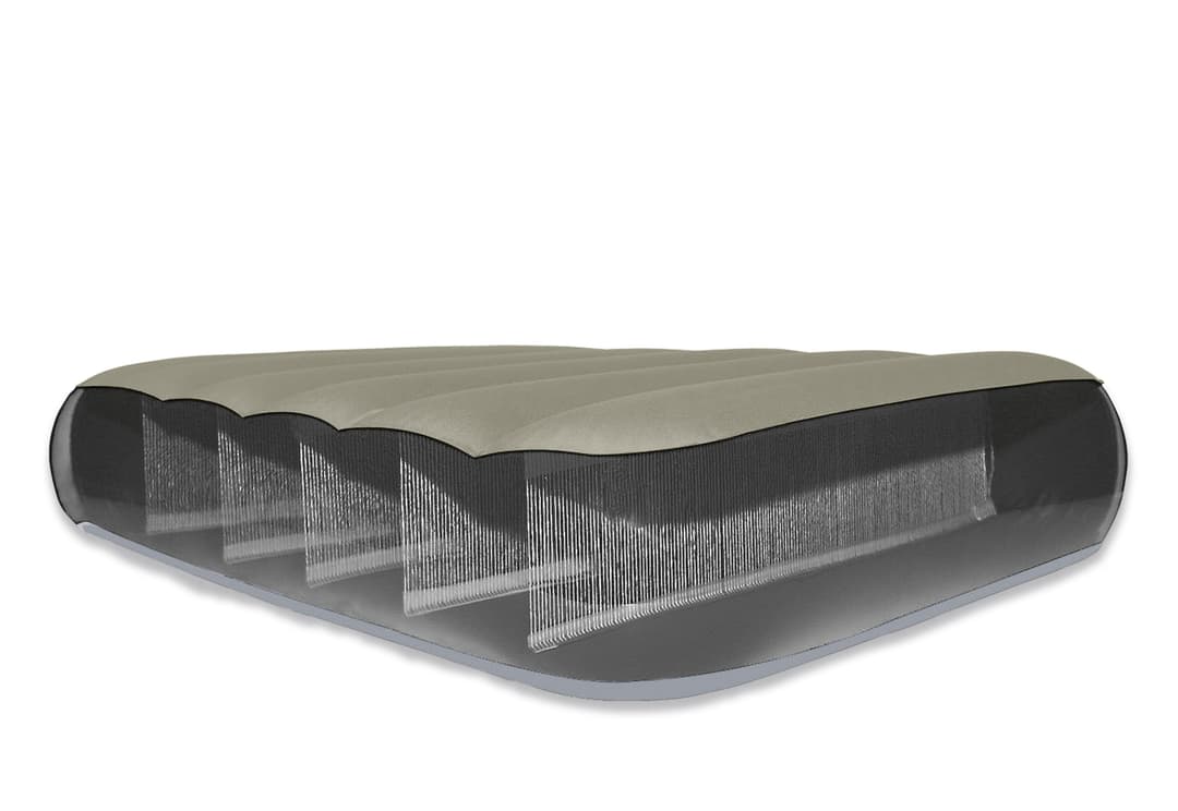 Intex Luftbett Deluxe Single High Airbed | Grau