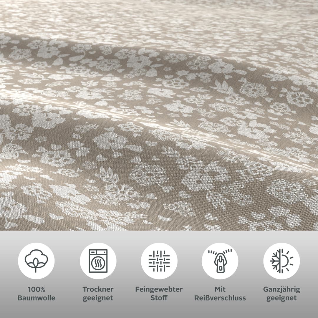 OTTO home Bettwäsche Mariby | Beige