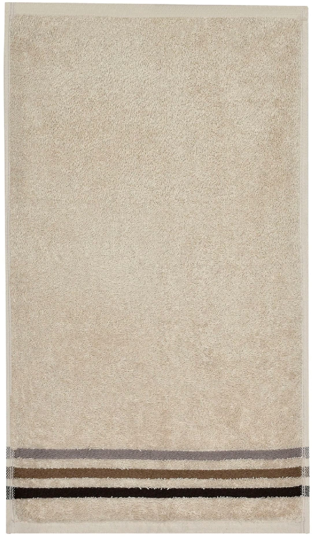 Schiesser Gästehandtücher Skyline Color | Beige